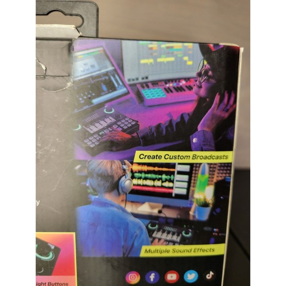 Vivitar Creator Series Audio Stream Sound Mixer USB-C Bluetooth Voice Effects - Picture 6 of 6